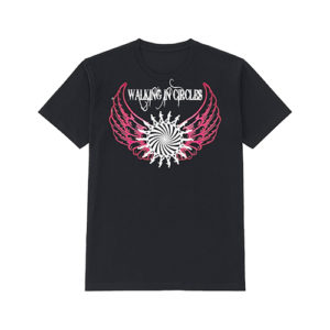 Black Regular Wings T shirt